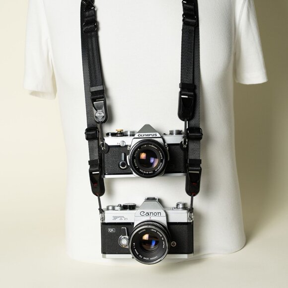 Dual Tier Adjustable Camera Strap  38-50" Peak Design Anchors Quick Release - Picture 6 of 14